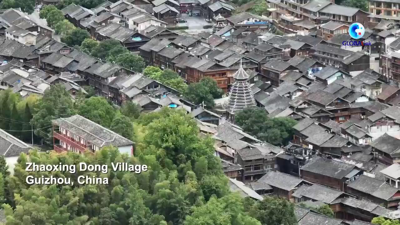 GLOBALink _ Traditional wax dyeing promotes rural revitalization in ethnic village[00-00-00][20250321-151234508].jpg