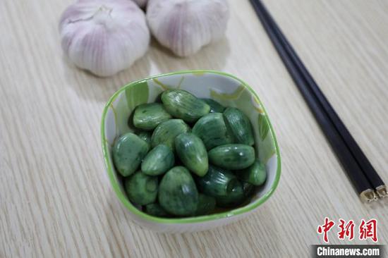 Laba garlics. (Photo/China News Service)