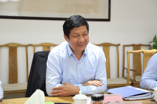 庆云县委书记王晓东同志一行三人到访中国孔子基金会秘书处
